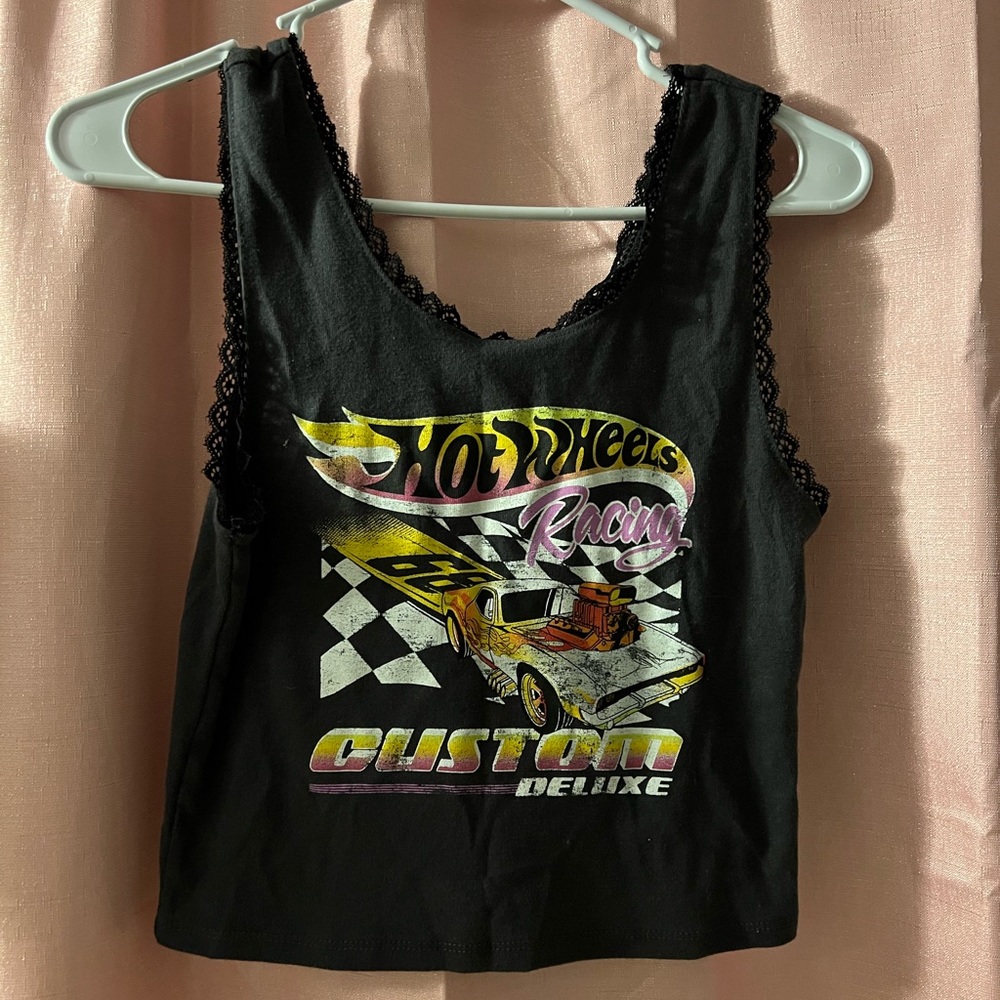 Hot wheel cropped tank